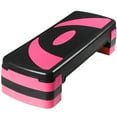 thumbnail image 6 of Zeny 30" Aerobic Stepper Adjust 4"-6"-8" Indoor Cardio Step Fitness Exercise With Risers Pink, 6 of 8