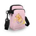 thumbnail image 3 of HELLHERO with Zipper Closed Polyester Crossbody Small Crossbody Bags Men, Women 4.33"x1.97"x7.09" Star-Moon-Bear, 3 of 7