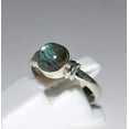thumbnail image 2 of Navya Craft Labradorite Round 925 Sterling Silver Handmade Women Statement Ring Size 8.5, 2 of 4