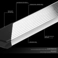 thumbnail image 4 of DNA MOTORING 6.25 Inches Running Boards Compatible with 07-22 Tundra Crew Max Cab, Stainless Steel Side Step Nerf Bars, STEPB-ZTL-8210-SSBK, 4 of 4