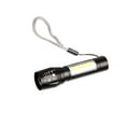 thumbnail image 1 of Flashlight Torch Lanterns Strong Light Strobe COB for Home Dimming Portable Flashlight Camping Hiking, 1 of 8