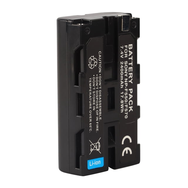 Batería para videocámara con cámara completamente decodificada Sony2 NPF550/NPF570 7,4 V 2400 mAh