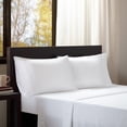thumbnail image 5 of Microfiber All Season Soft Touch Sheet Set Comfort Classics, Full, White, 5 of 6
