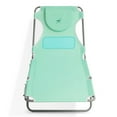 thumbnail image 4 of Ostrich Chaise Lounge Chair with Deluxe Padded 3N1 Reclining Chair, Teal, 4 of 12