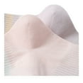 thumbnail image 6 of 5 Pairs Women Cotton Ankle Socks with Pastel Striped Cuffs Soft Breathable Knit Fabric for Everyday Comfort - 5 pcs-1, 6 of 6