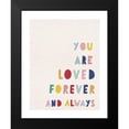 thumbnail image 2 of Straatsma, Leah 12x14 Black Modern Framed Museum Art Print Titled - You Are Loved, 2 of 5