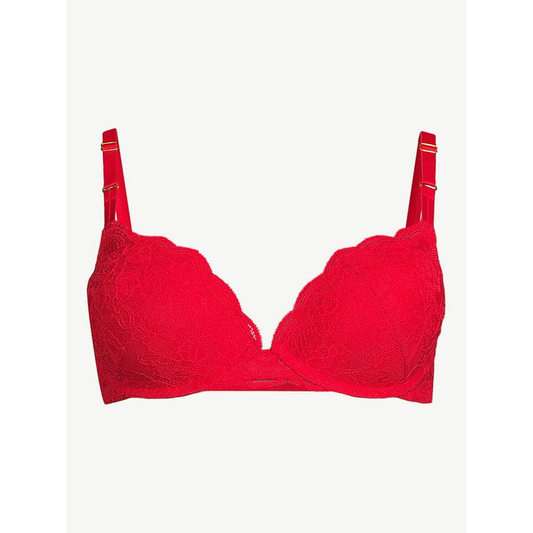Plus size Push up Bra Red Aqua wide back smaller cup sizes 18-26
