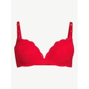 Joyspun Women's Lace Push Up Bra, Sizes 34A-40D