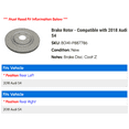 thumbnail image 2 of Brake Rotor - Compatible with 2018 Audi S4, 2 of 2