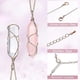 thumbnail image 3 of collares de cristal, piedras curativas, colgante espiritual, joyería de piedras preciosas naturales con cadena ajustable para mujeres y niñas, 3 of 5