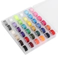 thumbnail image 4 of Bobbines de Couleur, 36pcs Bobines Ensemble avec des Bobines Ensemble Bobbinwith Fil à Coudre Conception Conviviale, 4 of 14