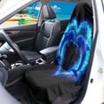 thumbnail image 3 of XYZCANDO Heart-Shaped Dolphin Pattern Towel Car Seat Cover Machine Washable, for Truck Seat Van Bucket Seat Suitable for Trucks Cars, 3 of 5