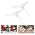 thumbnail image 4 of CIMAXIC christmas 2pcs Artificial Christmas Tree Stand Fake Christmas Tree Base Christmas Tree Pole Support,5.91"X2.36"X0.39", 4 of 5