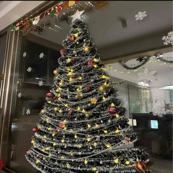 5 Meters DIY Flexible Christmas Vine Greenery Garland - Customizable Artificial Leafy Branch for HOME Decor and Party Decoration