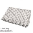 thumbnail image 5 of Geometric Floor Pillow Lounger Cover, Modern Contemporary Image Shapes Art Half Round Circles, Nap Mat Printed Fabric Case for 5 Pillows, 88" x 27", Charcoal Grey Pearl, by Ambesonne, 5 of 5