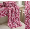 thumbnail image 6 of Soimoi Pink Cotton Cambric Fabric Stripe & Vector Design Damask Printed Fabric 1 Yard 58 Inch Wide, 6 of 7