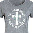 thumbnail image 3 of Instant Message - Jesus In My Heart Nursing In Veins - Women's Any Way Dress, 3 of 7