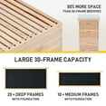 thumbnail image 6 of CO-Z 20 Deep Frame & 10 Medium Frame With 3 Brood Boxes Hive Frame/Bee Hive Frame With Metal Roof for Beekeeping, 6 of 7