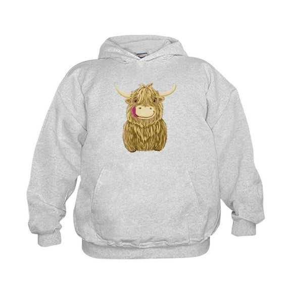 CafePress - Happy Highland Cow Hoody - Kids Hooded Sweatshirt, Classic Hoodie