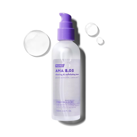 Exfoliante Toner FRANKLY AHA 8.05% para refinar los poros, 100 ml