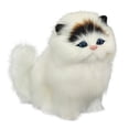 thumbnail image 1 of TheFound Simulated Animal Model, Cat Plush Children Toys Plush Kitty Toy, Decor for Table Showcase, 1 of 7