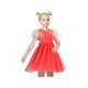 thumbnail image 2 of Vestido de Niña Rojo Brillante de Malla con Vuelo Boda Princesa Fiesta de Navidad 6 Años, 2 of 6