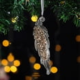 thumbnail image 4 of Adornos para el árbol de Navidad Adornos de cuña colgantes Adornos decorativos de cervatillo transparente Decoración del hogar para el árbol de Navidad Suministros para fiestas, 4 of 5