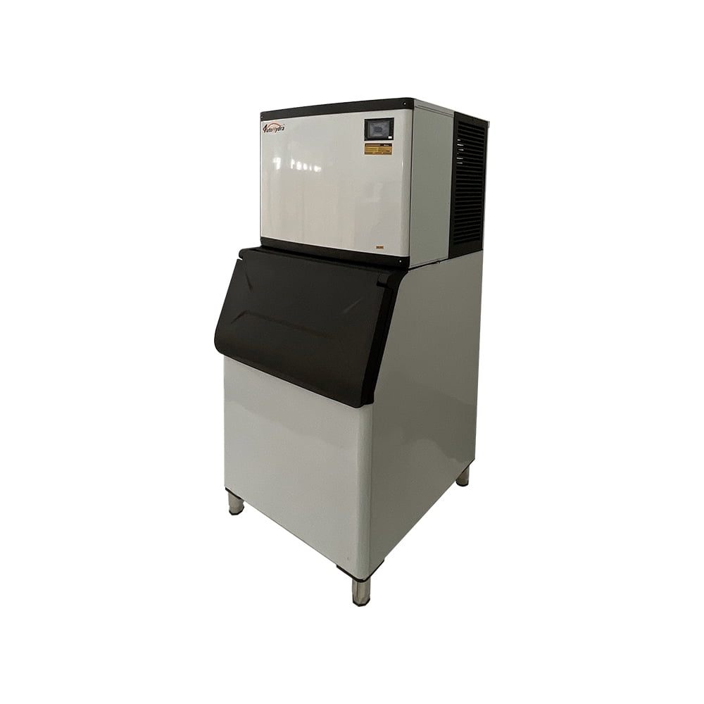 500Lbs/24H Commercial Ice Maker Split Ice Cube Machine Cafe 440Lbs Storage 220V