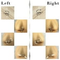 thumbnail image 6 of 4Pieces 8mm 20G Nostril Piercing Spiral Nose Ring for Single Piercing Jewelry, 6 of 12