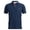 A-Navy921, variant on Bibifish Mens Polo Shirts Deer Embroidery Contrast Placket Short Sleeve Shirts Classic Fit Business Casual Daily Wear Casual Tops
