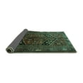 thumbnail image 2 of Ahgly Company Indoor Square Persian Turquoise Blue Traditional Area Rugs, 8' Square, 2 of 4