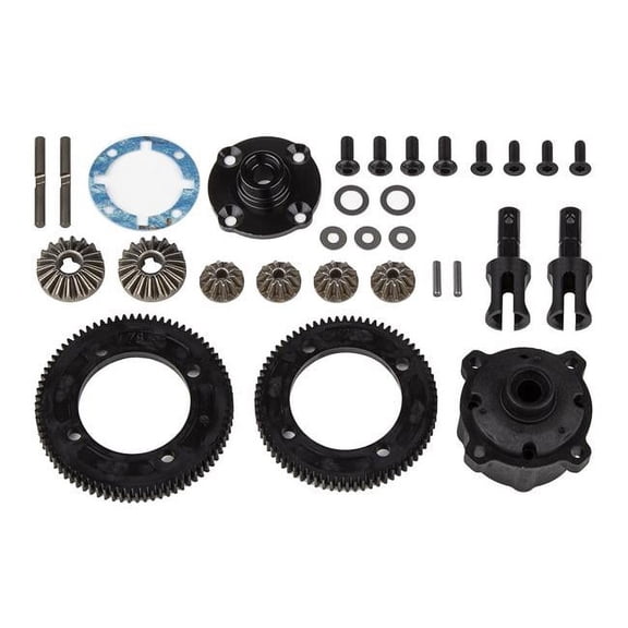 Team Associated ASC92355 RC10B74.1 Center LTC Differential Set