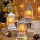 thumbnail image 3 of Xihbxyly Farol Navideño con Luces Led Centelleantes, Elegante Diseño de Jaula de Pájaros, Decoración Festiva para El Hogar o La Oficina, Regalo Perfecto de Navidad, Tamaño Pequeño (30 X 10 Cm), 3 of 5