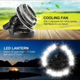 thumbnail image 3 of Portable LED Camping Lantern with Ceiling Fan - Hurricane Emergency, 3 of 4