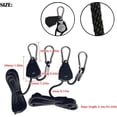 thumbnail image 2 of Ratchet Ropes With Hooks Rope Pulley Ratchet Adjustable Ratchet Ropes Ratchet Heavy Duty Rope Ratchet Strap Rope 2pcs 2.4m, 2 of 4