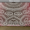 thumbnail image 6 of Ambesonne Mandala Place Mats Set of 4, Retro Bohemian Ombre, Standard Size, Hot Pink and Brown, 6 of 6