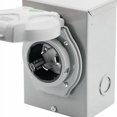 thumbnail image 1 of RV Power Outlet Panel Box Electrical Receptacle Panel 125V Panel 50Amp NEMA SS2 50, 1 of 1