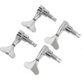 thumbnail image 2 of Mécaniques de guitare basse scellées en forme de queue de poisson 2L2R (argent), 2 of 4