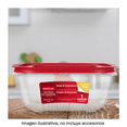 thumbnail image 3 of Contenedor Rubbermaid Easy Store 14.66 tazas Rojo, 3 of 4