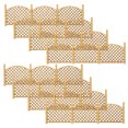 thumbnail image 1 of CTIRCHIU 8Pack Decorative Fence for Micro Landscape Mini House Fences Wooden Black, 1 of 6