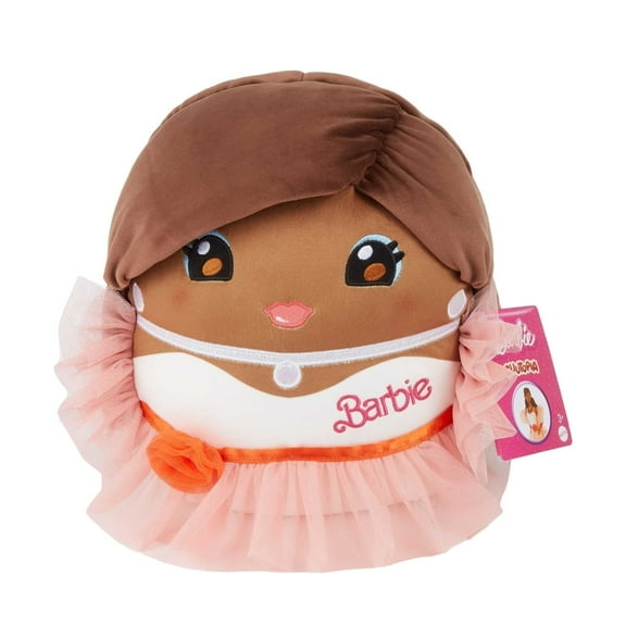 5.5 Inch African American Barbie in Ruffled Peach Gown Cuutopia Plush