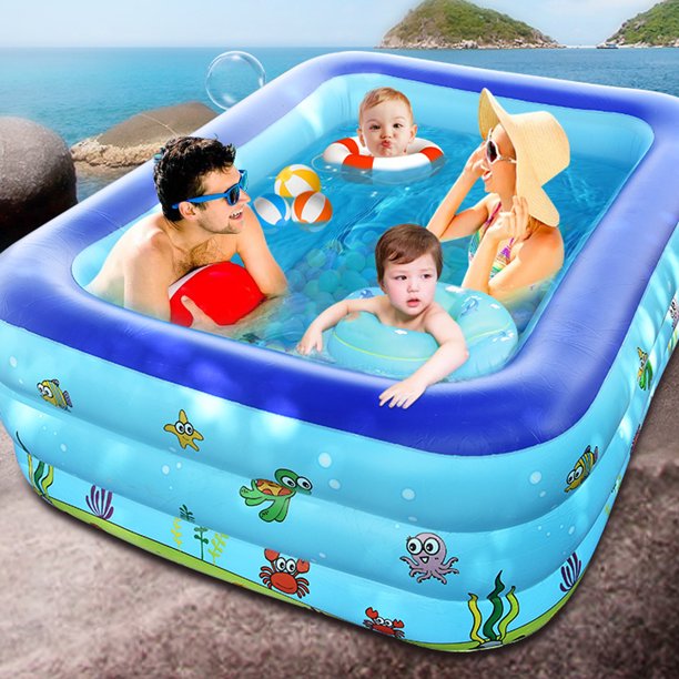 2/3-Ring Inflatable Swimming Pools Family Swimming Pool, Swim Center ...