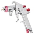 thumbnail image 3 of Paint Spray Gun, Pneumatic Airbrush, 200-240ml/min Universal Lower Pot Excellent Atomization Painting Tool Kit, for Automobiles Automobile Maintenance 2mm Diameter,2.5mm, 3 of 7