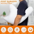 thumbnail image 5 of Cheer Collection Shoulder Surgery Recovery Pillow with Microplush Cover, White, 5 of 5