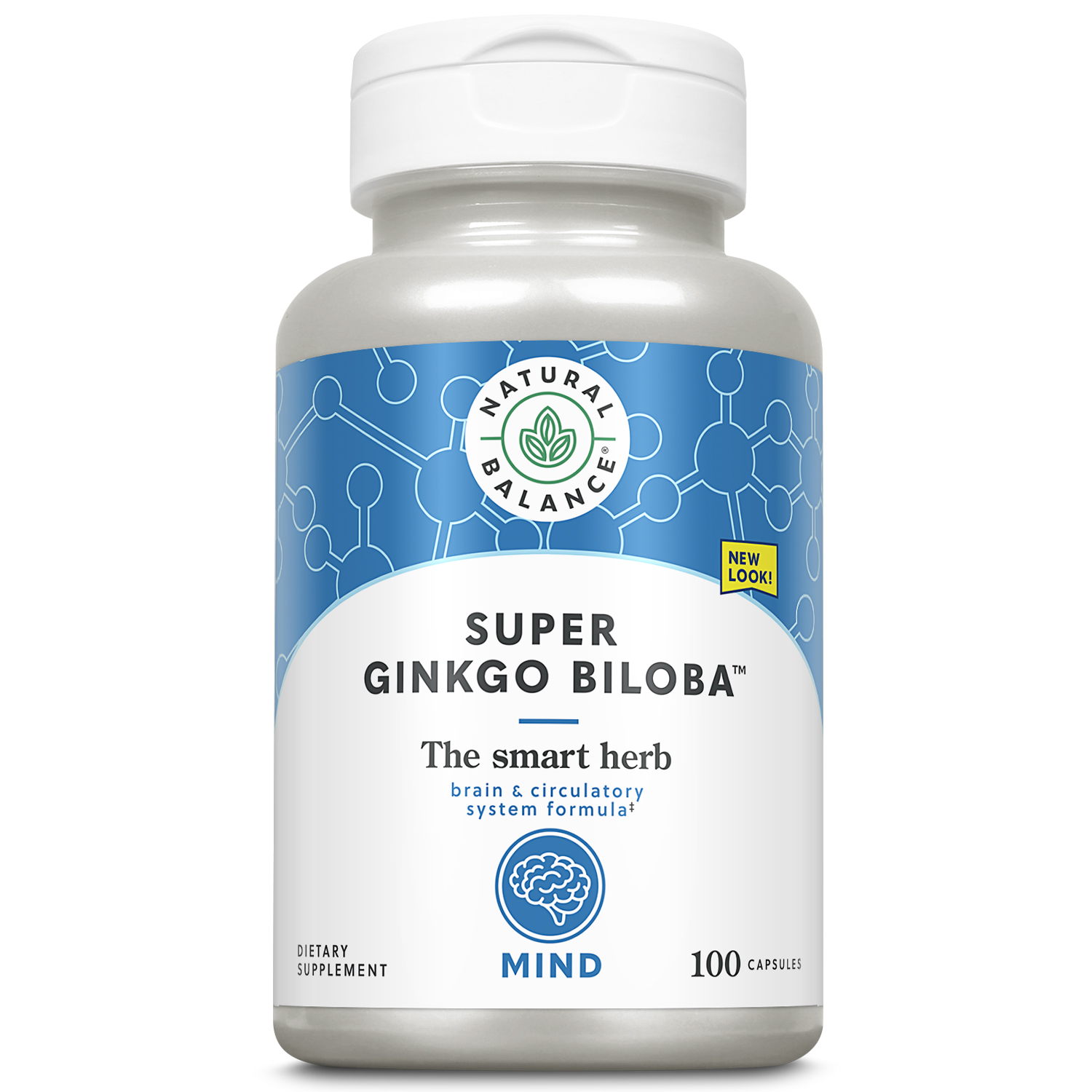 Action Labs Super Ginkgo Biloba Plus Gotu Kola Capsules, 100 Ct