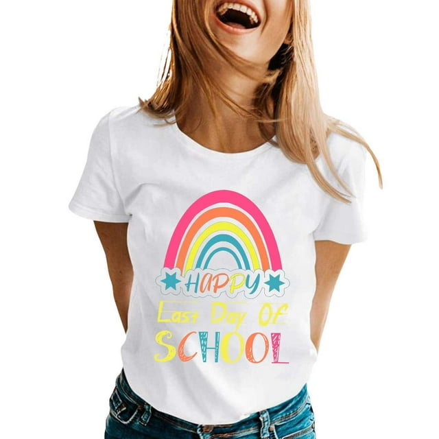 Daznico Hauts pour Femmes, Hauts d'Été pour Femmes, T-Shirts Graphiques, Vêtements d'Été à Manches Courtes, T-Shirts pour Femmes, Chemises pour Femmes