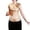 A-Gold201, variant on Women's Mandarin-Collar Printed Qipao Blouse Short-Sleeve Festive Party Cheongsam Shirt