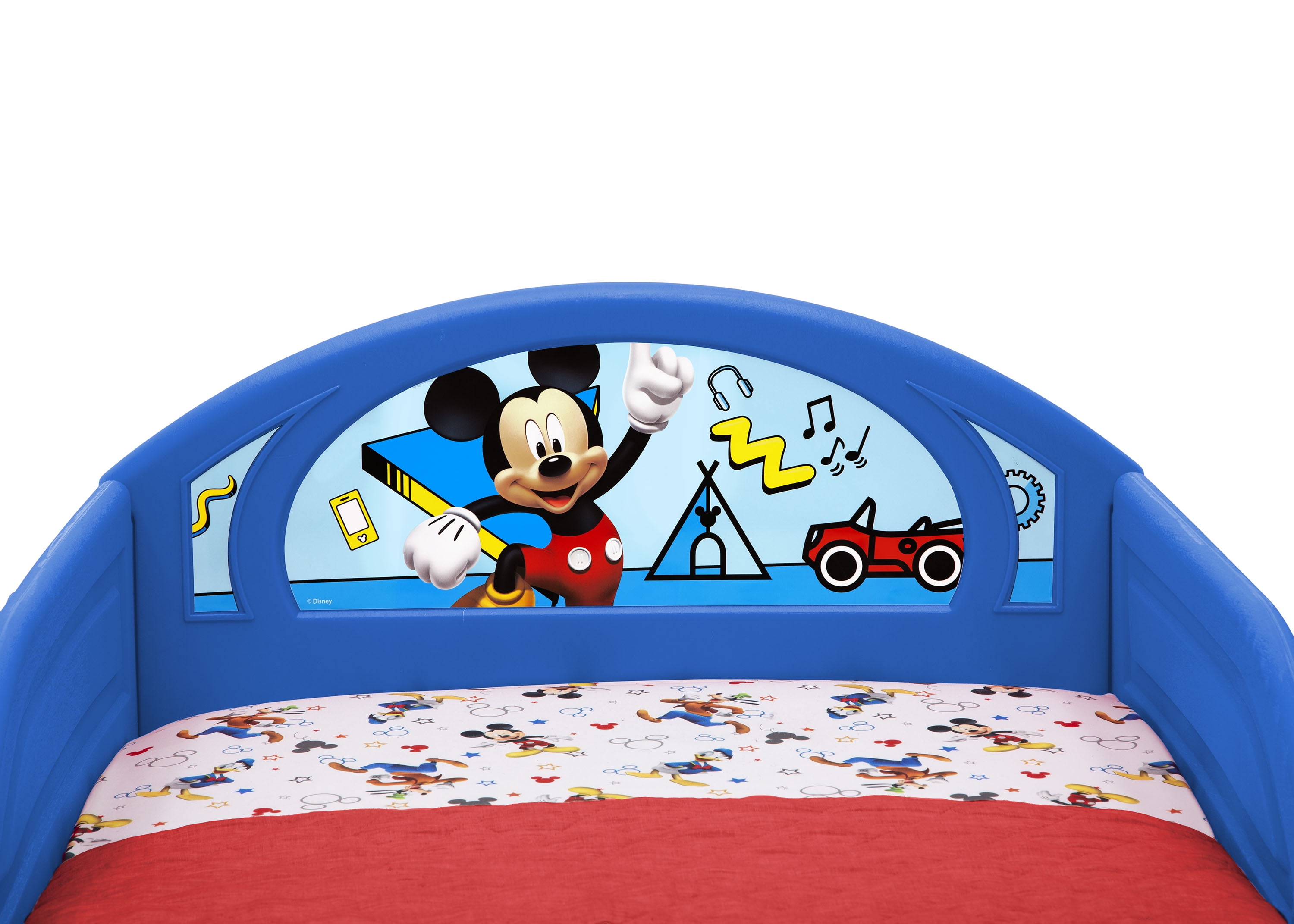 Disney Mickey Mouse Plastic Sleep and Play Toddler Bed by Delta Children