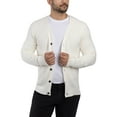 thumbnail image 5 of X RAY JEANS Mens Cotton Cardigan Sweater, Off White, 2XL, 5 of 10