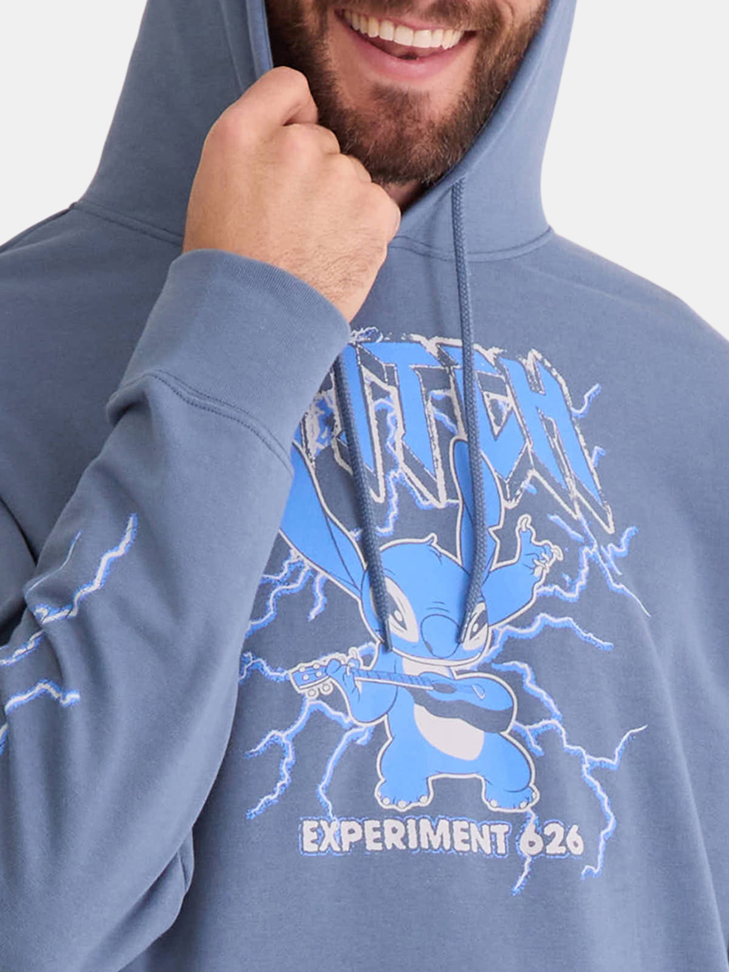 Disney Stitch Men's and Big Men's Graphic Hoodie Sweatshirt, Sizes XS-3XL